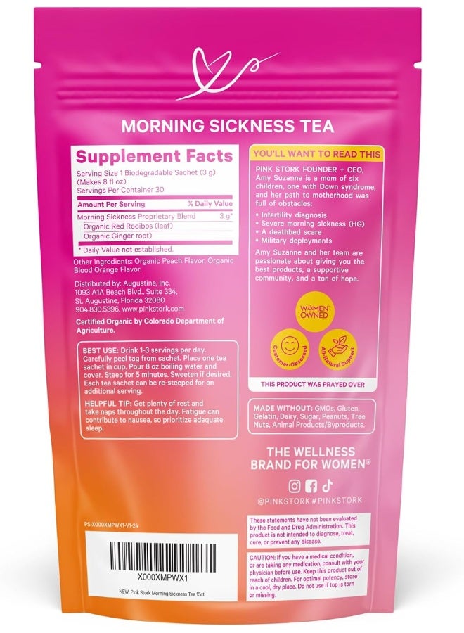 Pink Stork Morning Sickness Tea 30 Cups - Image 2