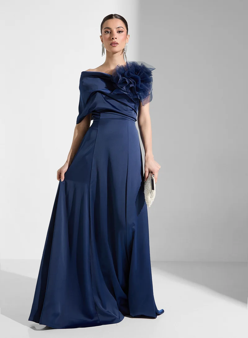 Iyra Floral Evening Dress
