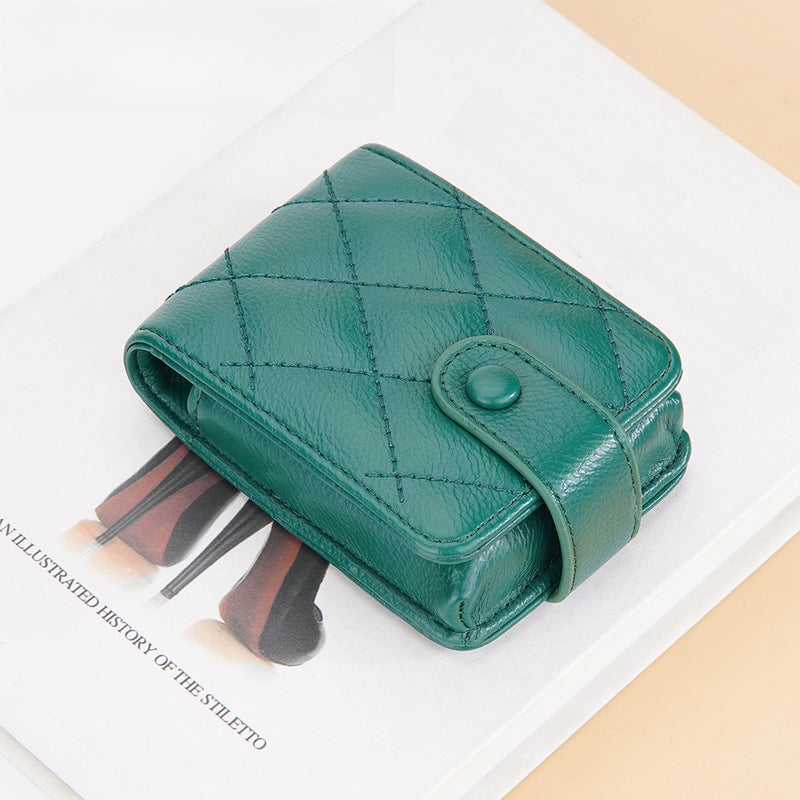 Baellerry new ladies fashion mouth red envelope Korean quilted rhombus with lenses mini cosmetic bag wholesale - Image 5