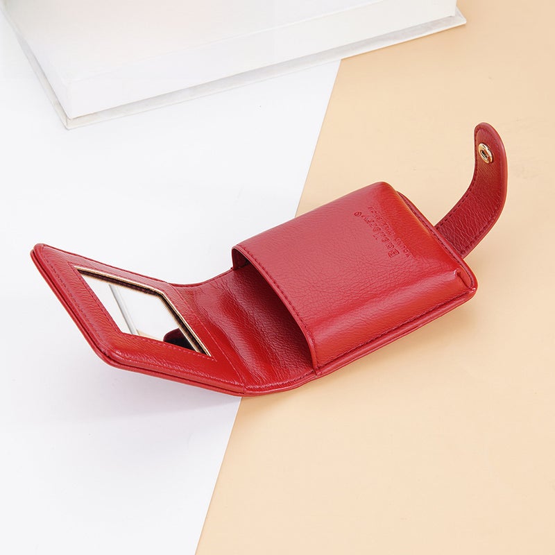 Baellerry new ladies fashion mouth red envelope Korean quilted rhombus with lenses mini cosmetic bag wholesale - Image 4