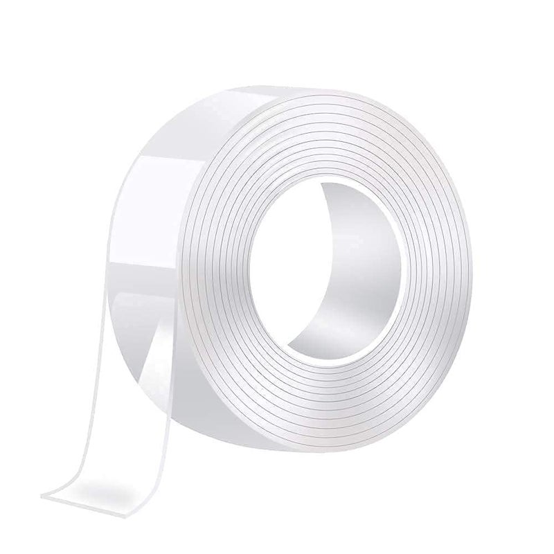 Generic DIYA ENTERPRISE 3 Meter Double Sided Tape - Adhesive Silicone Tape, Heavy Duty, Heat Resistant, Multi-Functional, Removable, Washable, Reusable Anti-Slip Gel Nano Grip Tape  - Image 1