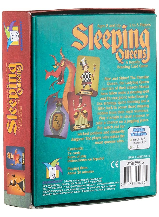 Gamewright Sleeping Queens! Fun Card Game for Kids and Families. Great for Kids aged 8+ and 2-5 Players, from Gamewright. - Image 2