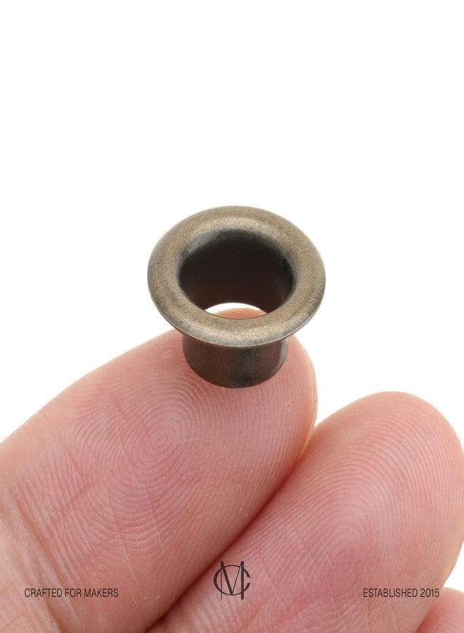 CRAFTMEMORE 3/16" (5 MM) Hole Size Metal Grommets Eyelets with Washers for Bead Cores, Clothes, Leather, Canvas (720 Sets, Antique Brass) - Image 4