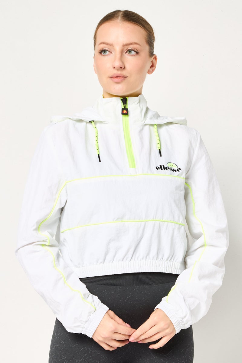 Ellesse Smiley x Ellesse Women Sportswear Fit Long Sleeve Outdoor Jacket, White - Image 1