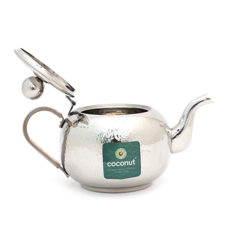 Coconut غلاية شاي أو قهوة من الفولاذ المقاوم للصدأ بتصميم مطروق - 1 قطعة (السعة: 750 مل) - Image 2