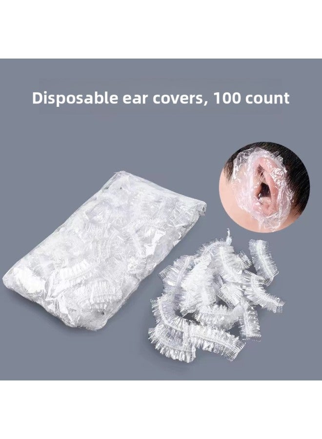 Ear Cover - Disposable Waterproof Earmuffs - Disposable Waterproof, 100pcs Pack - Hair Salon, Beauty Supply, Wholesale - Image 1