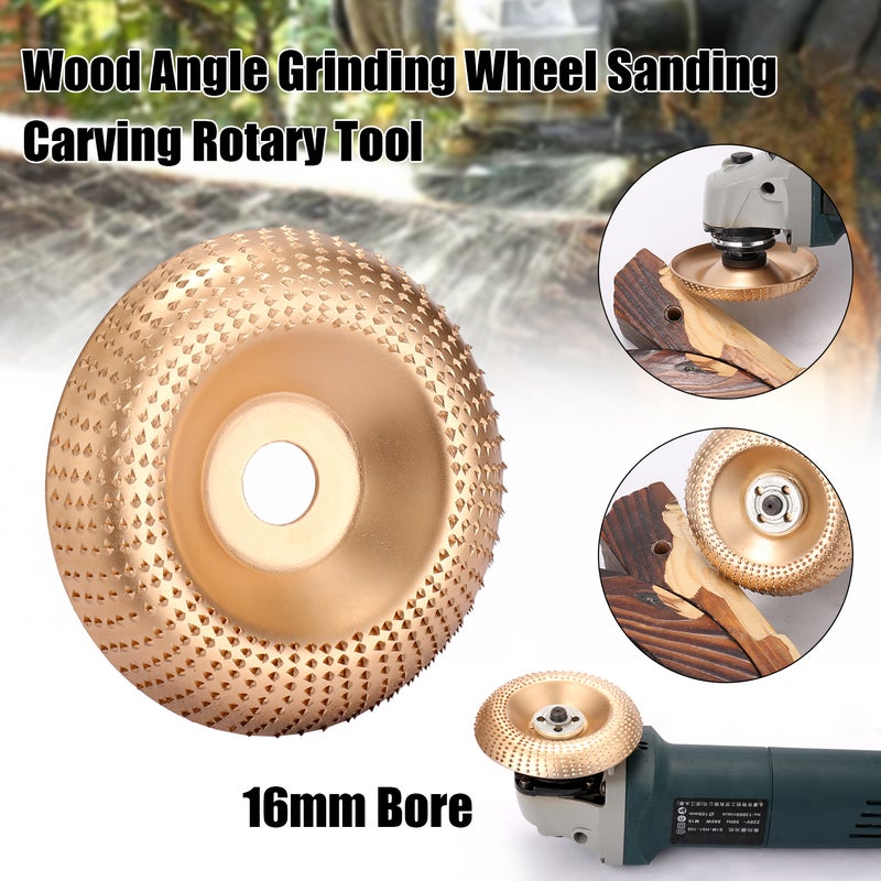 Carbon Steel Wood Angle Grinding Wheel Sanding Carving Rotary Tool Abrasive Disc for Angle Grinder - Image 5