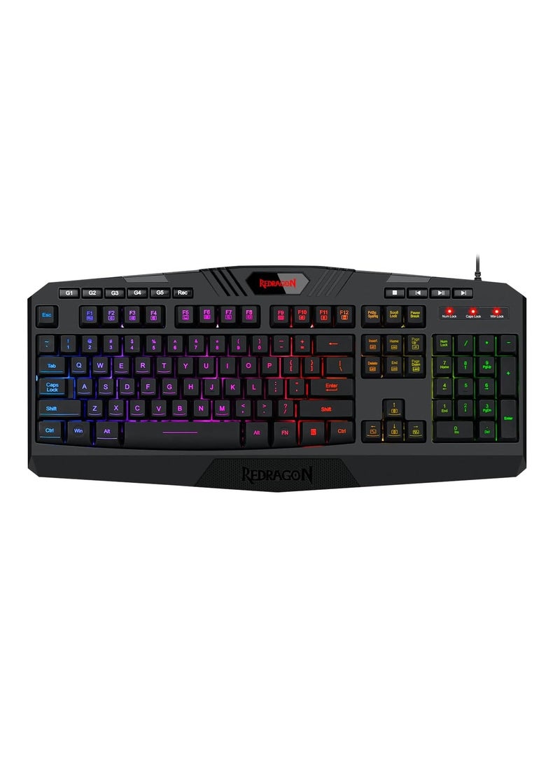 REDRAGON Redragon K503RGB-1 Harpe RGB Backlit Gaming Keyboard  - Image 1