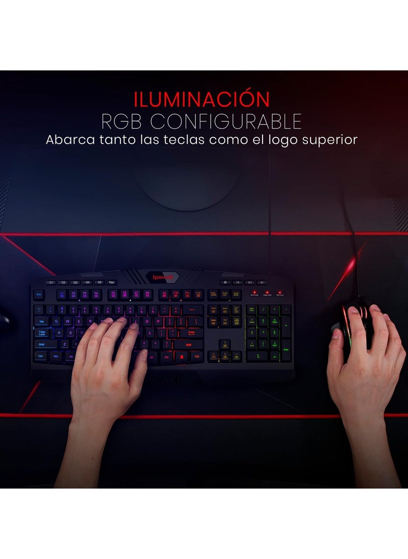 REDRAGON Redragon K503RGB-1 Harpe RGB Backlit Gaming Keyboard  - Image 4