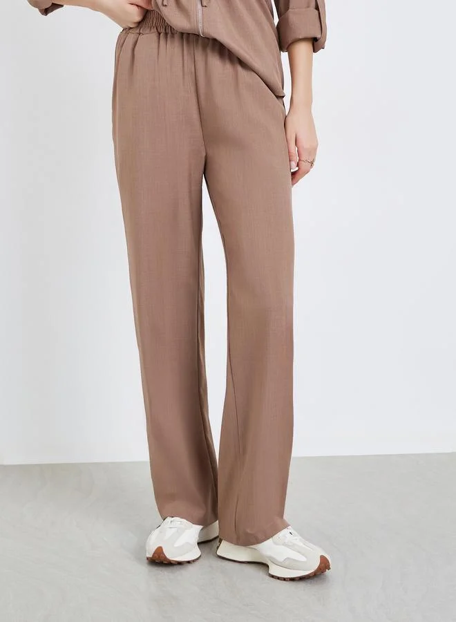 Styli  Women Front-Zip Drawstring Top and Pants Co-Ords for Women | Best Price UAE