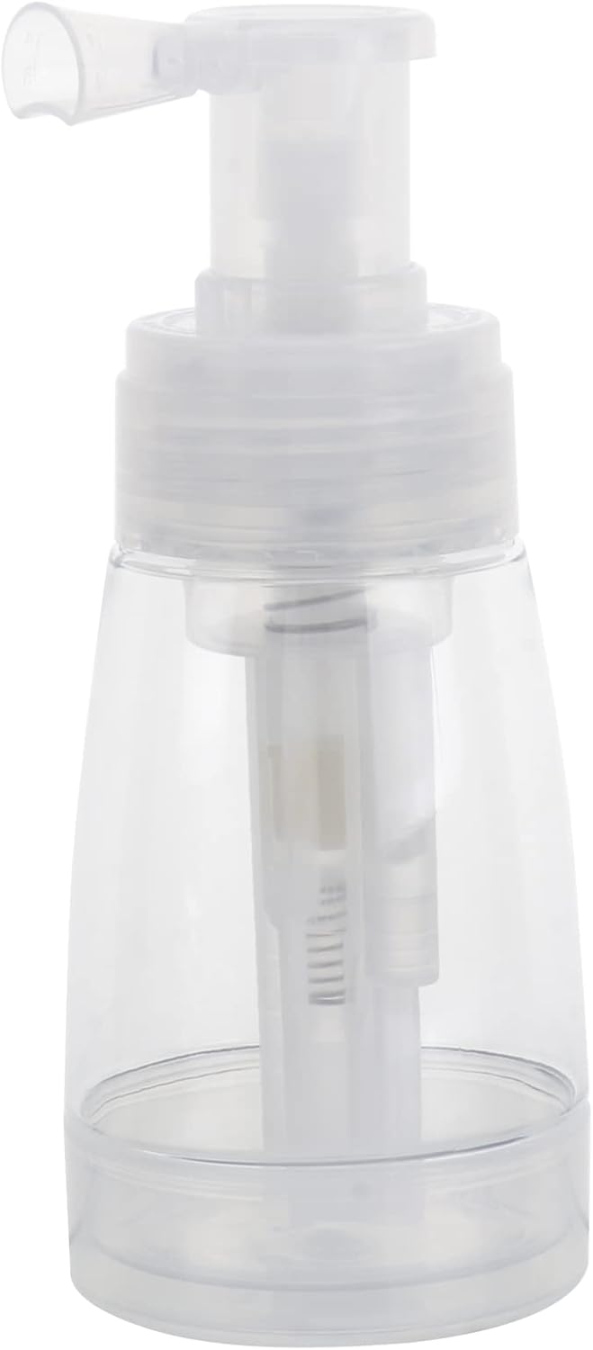 FRCOLOR Powder Spray Bottle, Barber Powder Puffer Bottle, Refillable Body Powder Bottles Barber Accessories for Hair Salon Home Beauty