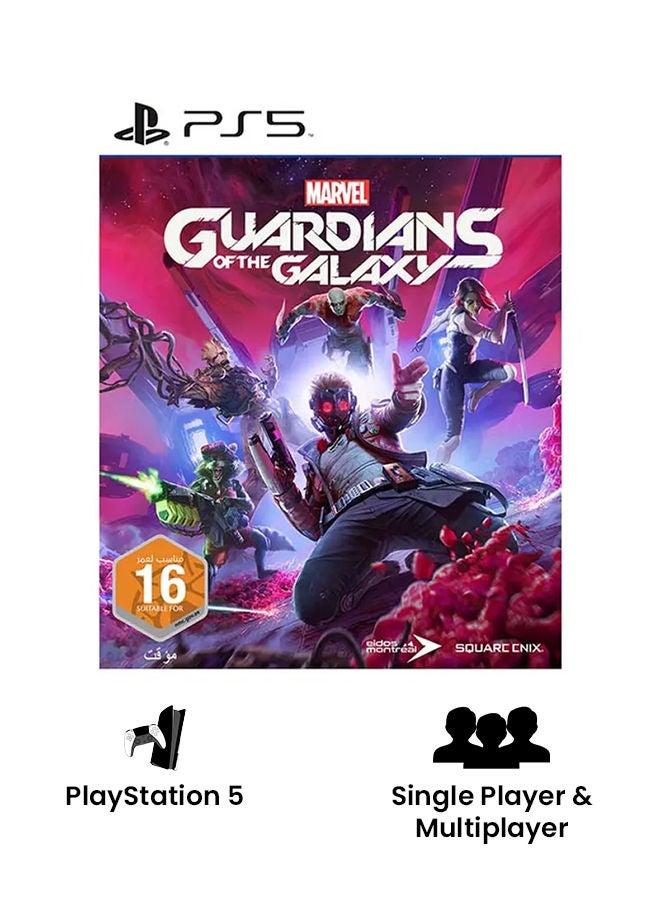 سكوير انيكس لعبة الفيديو "Marvel's Guardians Of The Galaxy" باللغتين الإنجليزية والعربية - إصدار الإمارات العربية المتحدة - playstation_5_ps5 - Image 2