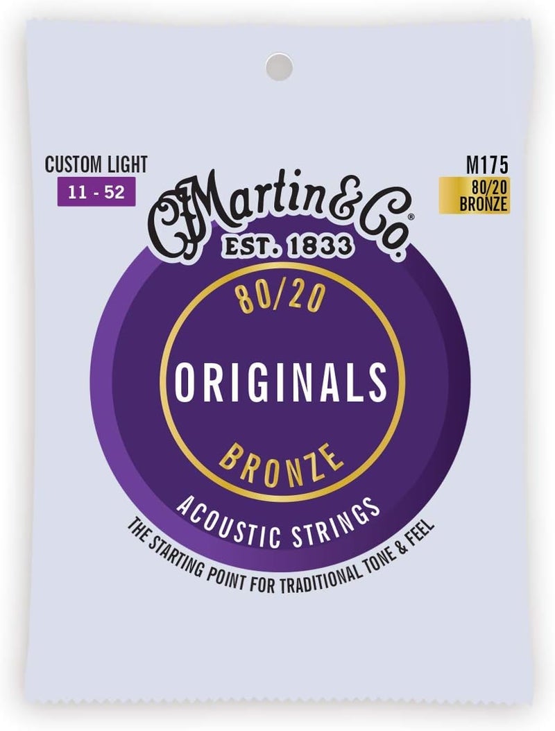 Martin Gulf popular simple design M175 Custom Light Acoustic Strings Various fittings - Image 1