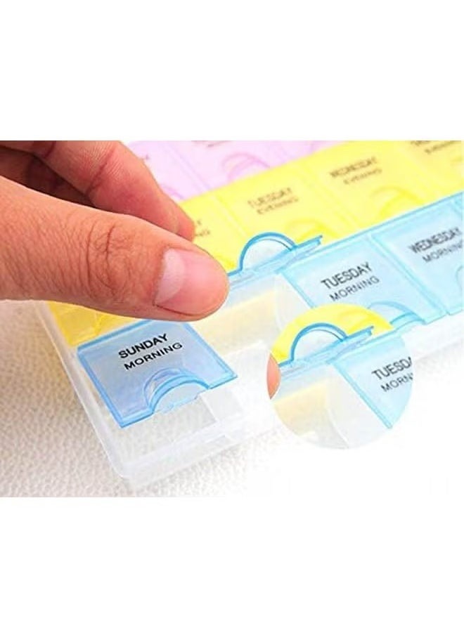Generic 2pcs 7 Day Pill Organizer Multicolor  - Image 4