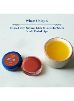 Blue Nectar Blue Nectar Lip Tint Stain for Sheer Nude Tinted Lips | Hydrating Lip Tint, Color Infused, with Shea Butter for Natural Looking Finish (10g)  - Image 2