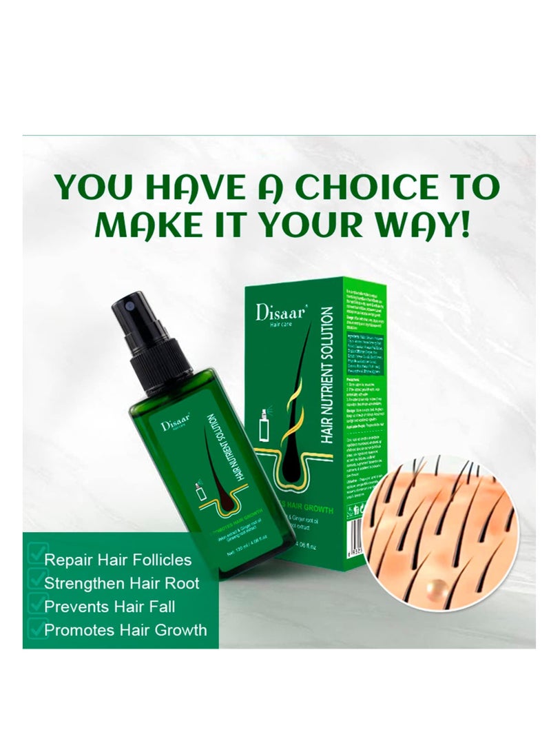 Disaar Hair Nutrient Solution with Melon Extract and Ginger root oil - Image 4