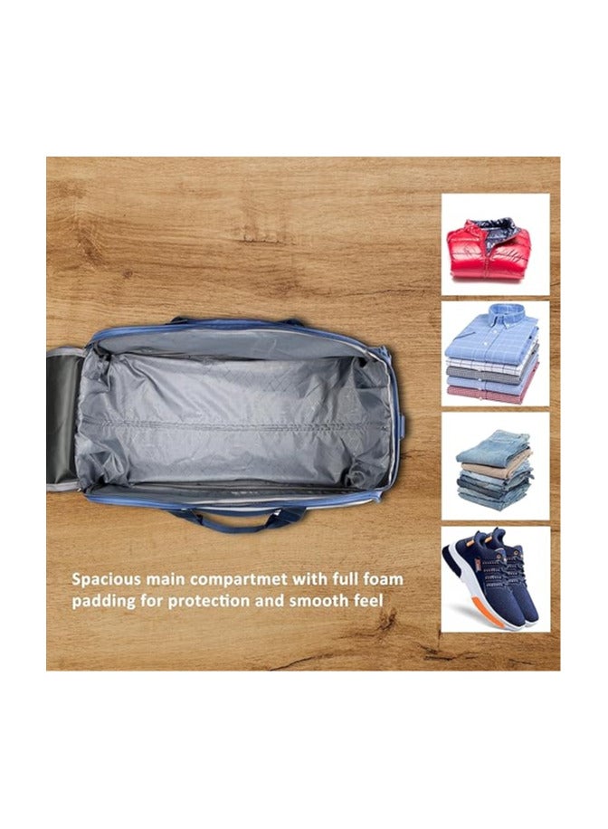 Lavie Sport Lino Wheel Duffel Bag | 2 Wheel Duffle Bag | Built to Last Wheels and Trolley - Image 4