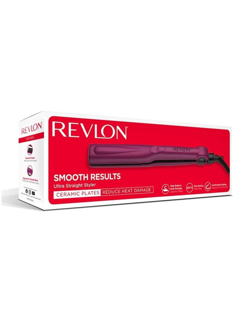 Revlon - 40W Revlon Ceramic Ultra Straight Hair Straightener - Image 1