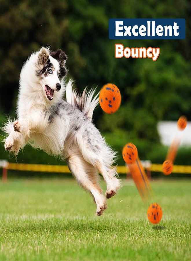 auomii Dog Balls Indestructible Tennis for Dogs Durable Bouncy Dog Toy for Aggressive Chewers Interactive Dog Toys for Water Toy Fetch Balls 2 Pack - Image 4