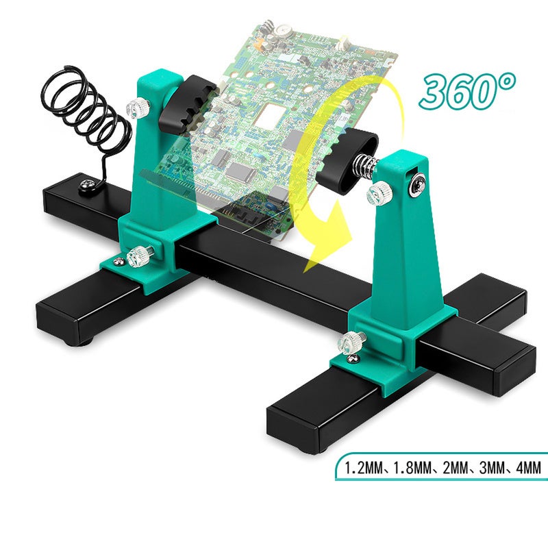 Circuit Board Welding Repairing Disassembly Fixture Adjustable MotherBoard Holder 360° Rotation MainBoard Clamp Soldering Iron Pen Rack Circuit Board Maintenance Holder - Image 2