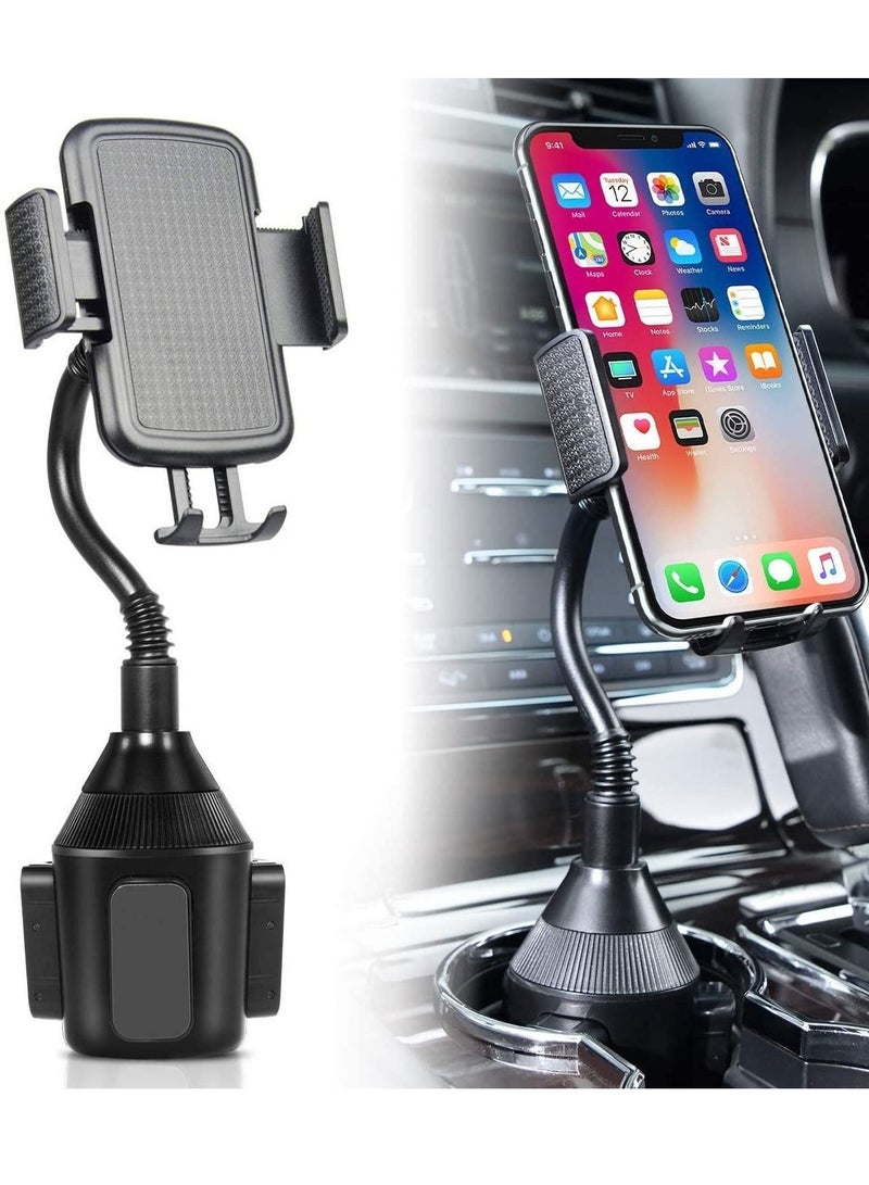Cup Holder Phone Mount Universal Adjustable Gooseneck Cup Holder Cradle Car Mount for Cell Phone iPhone Xs/XS Max/X/8/7 Plus/Galaxy - Image 2