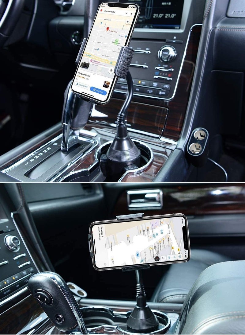 Cup Holder Phone Mount Universal Adjustable Gooseneck Cup Holder Cradle Car Mount for Cell Phone iPhone Xs/XS Max/X/8/7 Plus/Galaxy - Image 4