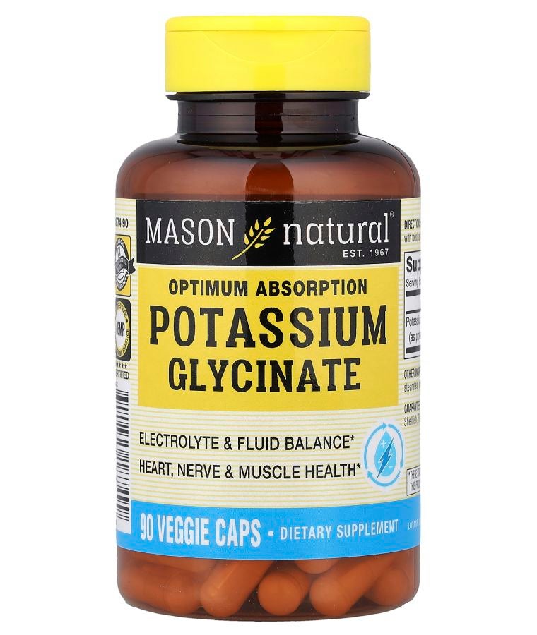 Optimum Absorption Potassium Glycinate 90 Veggie Caps