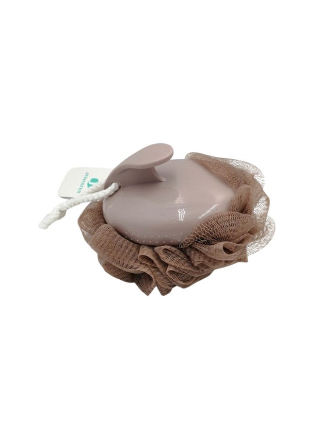 Shower Loofah with Handle, Mesh Bath Sponge, Bath Sponge, Random Colors