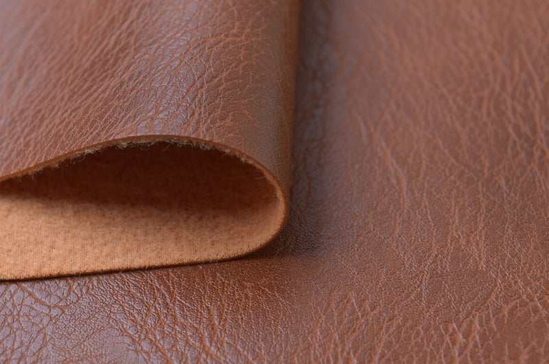 Wento Thick Faux Leather Fabric Soft Skin Grain PU Leather for Furniture Cover Reupholster Sofa Chairs Cushions Vinyl Upholstery (1 Yard, Brown) - Image 4