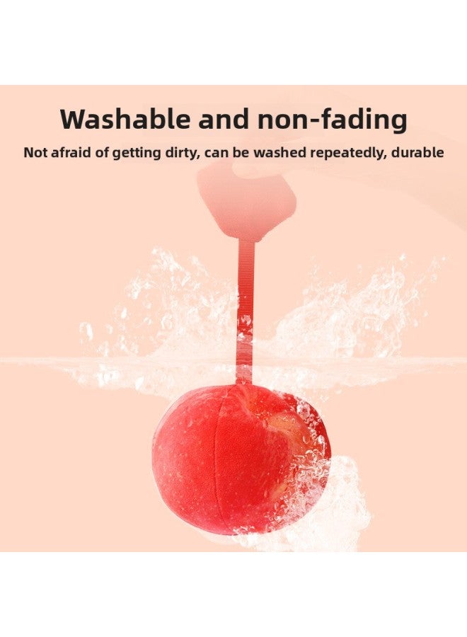 Baby Chasing Red Ball Vision Training Baby Hand Catch Ball Small Cloth Ball Toy Newborn Early Education 3 Months 2 Vision-Color:[2-piece Ball Chasing] 0-12 Months - Image 5