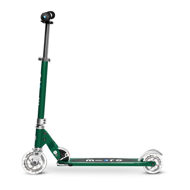Micro Mobility Scooter Sprite LED Forest Green, Green, Aluminium, Age Group: 5+. Load Capacity: 100 kg, SA0208, 64 x 11 x 22 cm - Image 3
