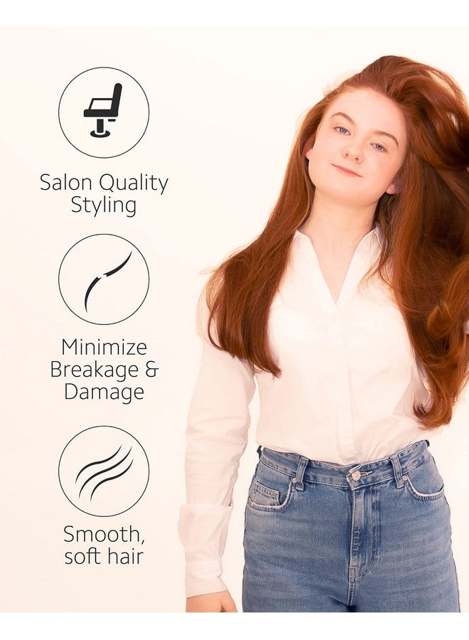 Ibiza Hair Professional Boar Hair Round Brush (H6 80Mm) Hybrid Swirled Boar/Nylon Bristles & Hardwood Handle Create Irregular Curls Or Straight Looks For Course Or Frizzy Hair Add Texture & Shine - Image 5