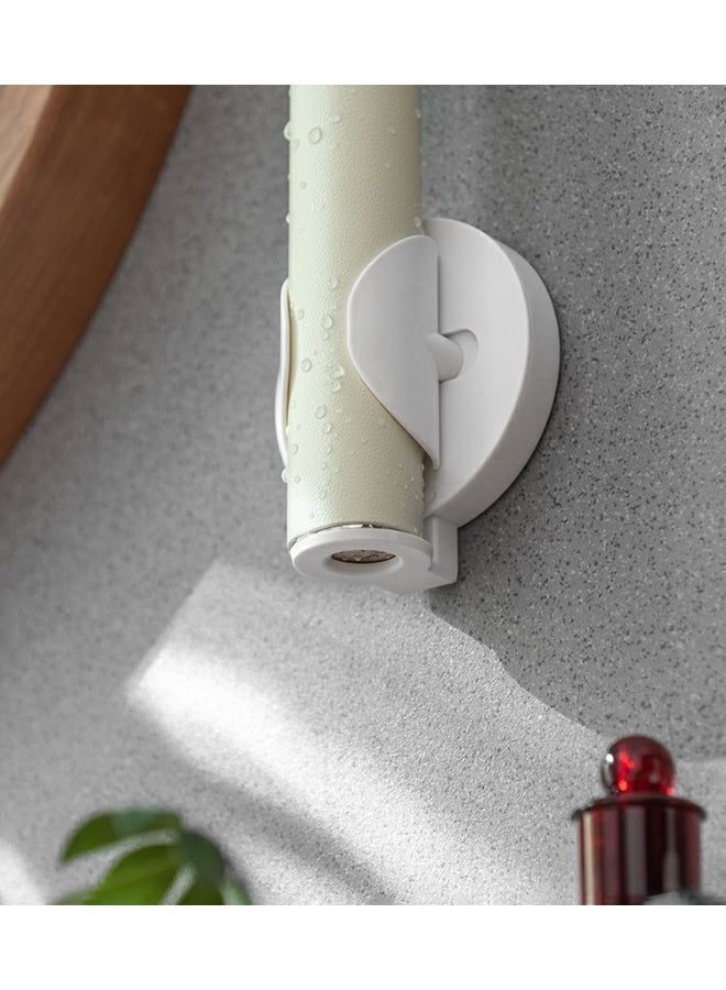 2pcs Universal Electric Toothbrush Holder，Wall Mounted Tooth Brushing Holder for Bathroom，Adhesive Toothbrush Holder,Toothbrush Organizer to Saving Space and Keep Drying  - Image 4