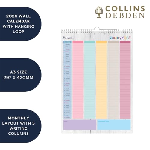 Collins Brighton Monthly Wall Calendar 2026 BTFC13526 - Image 3