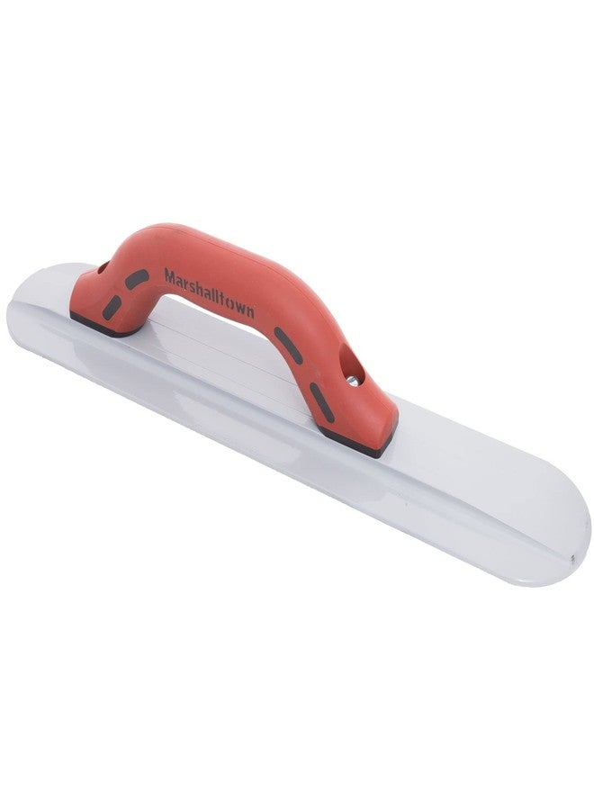 MARSHALLTOWN Round End Magnesium Hand Float, 16 Inch x 3-1/8 Inch, Standard DuraSoft Handle, Eliminates Float Marks, Provides Smooth Finish, Made in The USA, Concrete Float, 143D - Image 2