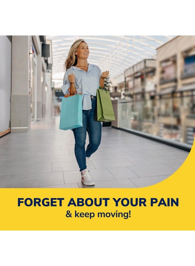 دكتور شولز كم دعم قوس القدم من دكتور شول® لتخفيف التهاب اللفافة الأخمصية وآلام القدم، دعامة قوس القدم المبطنة، شريط ضغط، بطانة من الفوم، نعل مانع للانزلاق، مناسب للارتداء طوال اليوم من الصباح إلى الليل، للجنسين، زوج واحد - Image 4