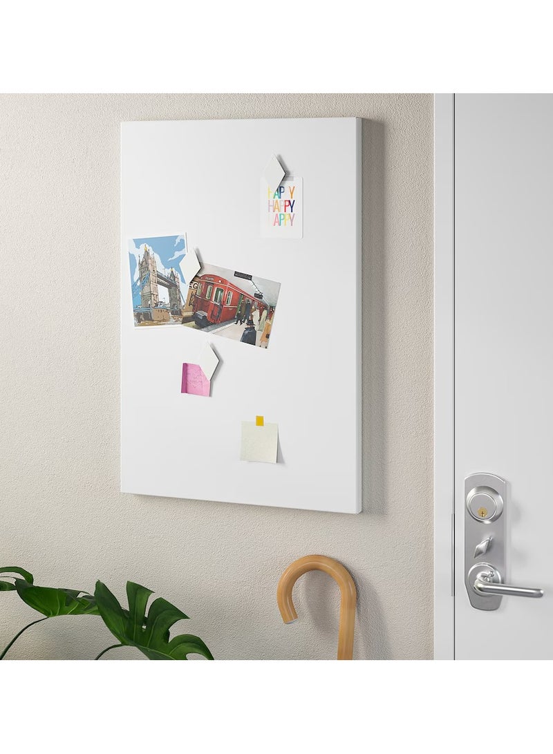 لوحة ملاحظات، بيضاء، 40×60 سم، للاستخدام المنزلي والمكتبي  - Image 1