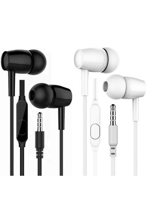 L29/D21 Wire Control Headset With Microphone In-ear For Android For Apple For Huawei Mobile Phone-Color:L29 Black Bare Metal