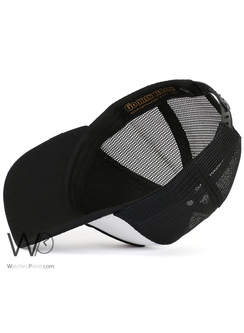 Goorin Bros Goorin Bros Cock Trucker Mesh Cap White-Black Color Cotton Hat For Men  - Image 4