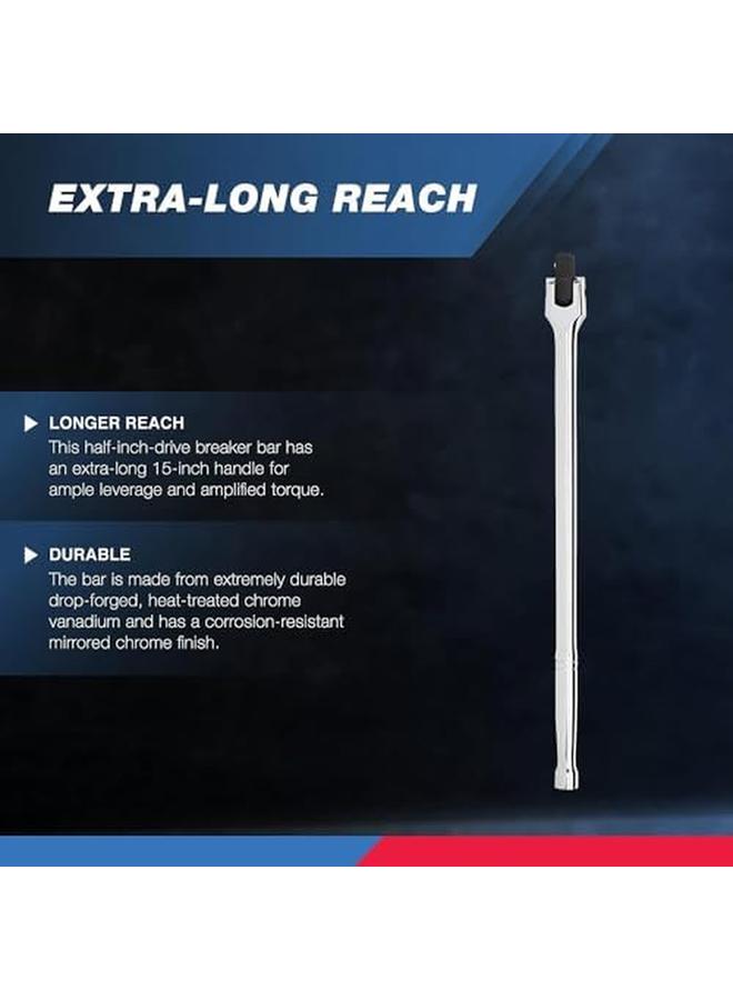 نيكو 00200A 1 2 "محرك تمديد الكسارة بار الكروم الفاناديوم الصلب الدورية رئيس 15" طول  - Image 2