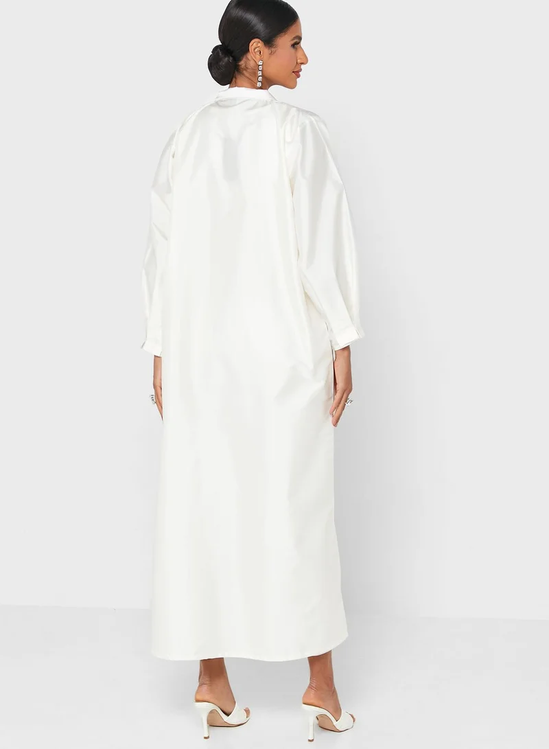 Khizana Pocket Detail Abaya
