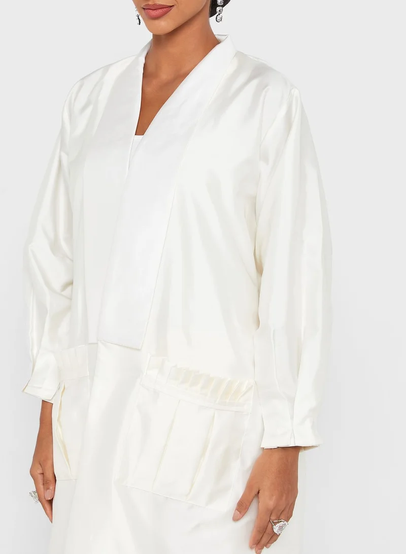 Khizana Pocket Detail Abaya