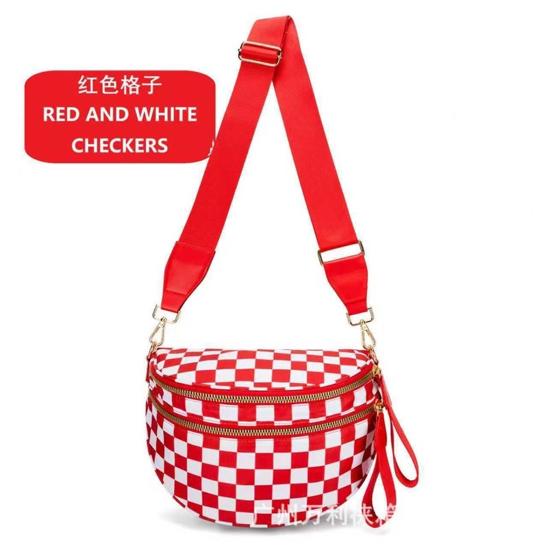 Women'S New Trendy And Fashionable Versatile Oxford Cloth Bag With Large Capacity And Decorative Chain. - Image 1