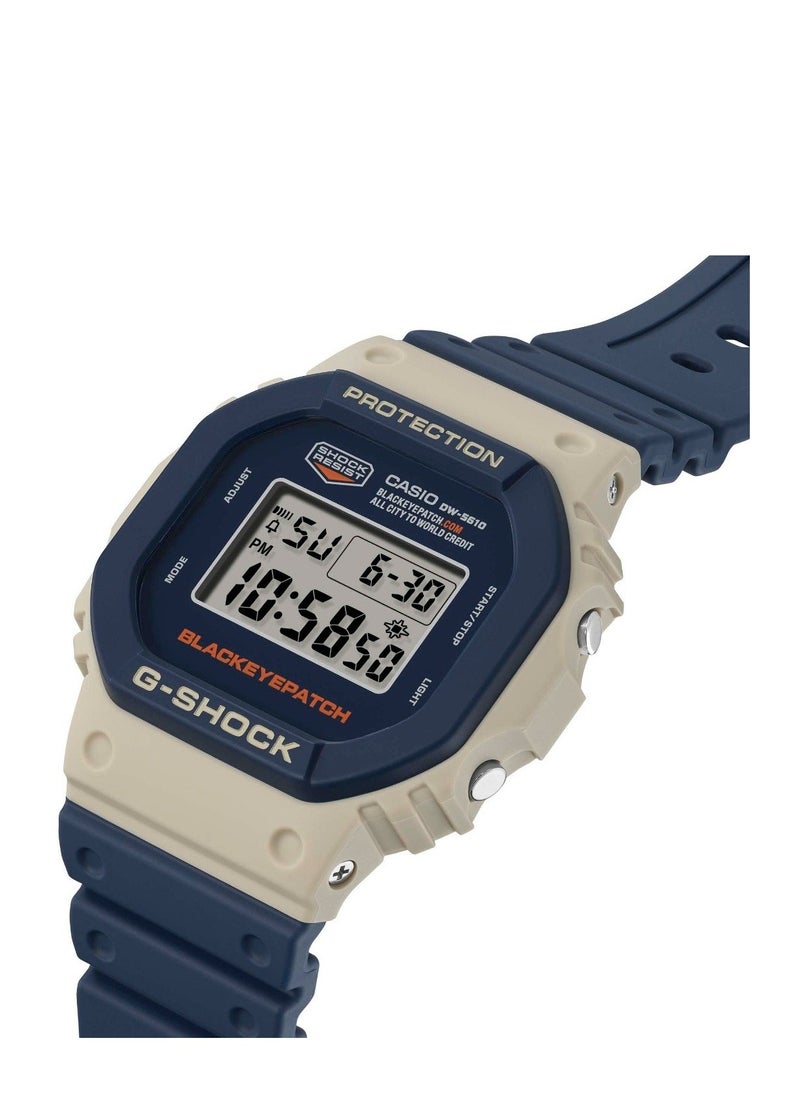 G-SHOCK G-SHOCK BlackEyePatch Collaboration Men's Digital Watch - DW-5610BEP-2DR  - Image 2