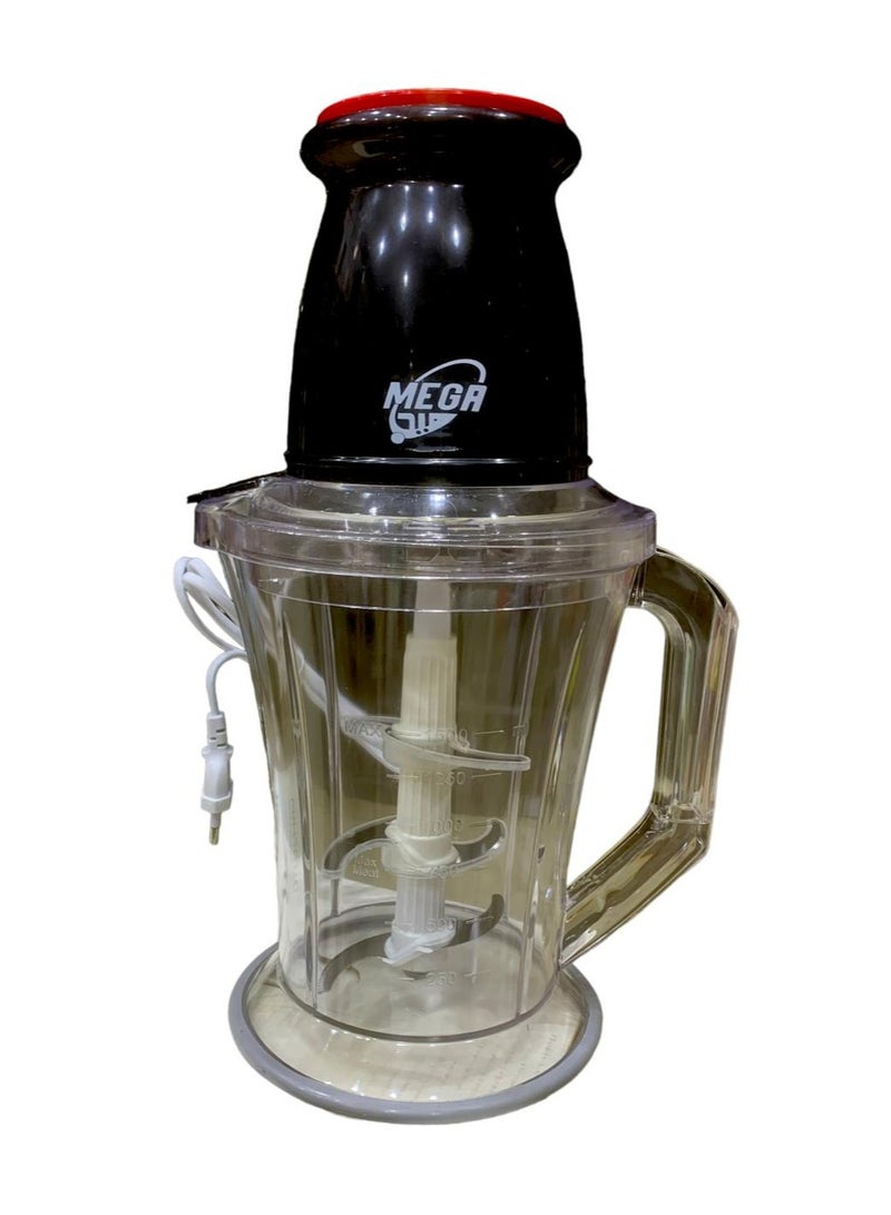 ميجا قطاعة لحم و خضراوات 500 وات من ميجا - 3 شفرات - ضد الكسر - Image 2