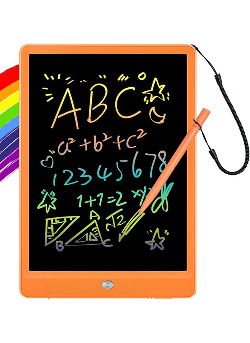 MONOGUE Kids Drawing Board Colorful  10 Inch LCD Writing Erasable and Reusable Pad  - Image 1