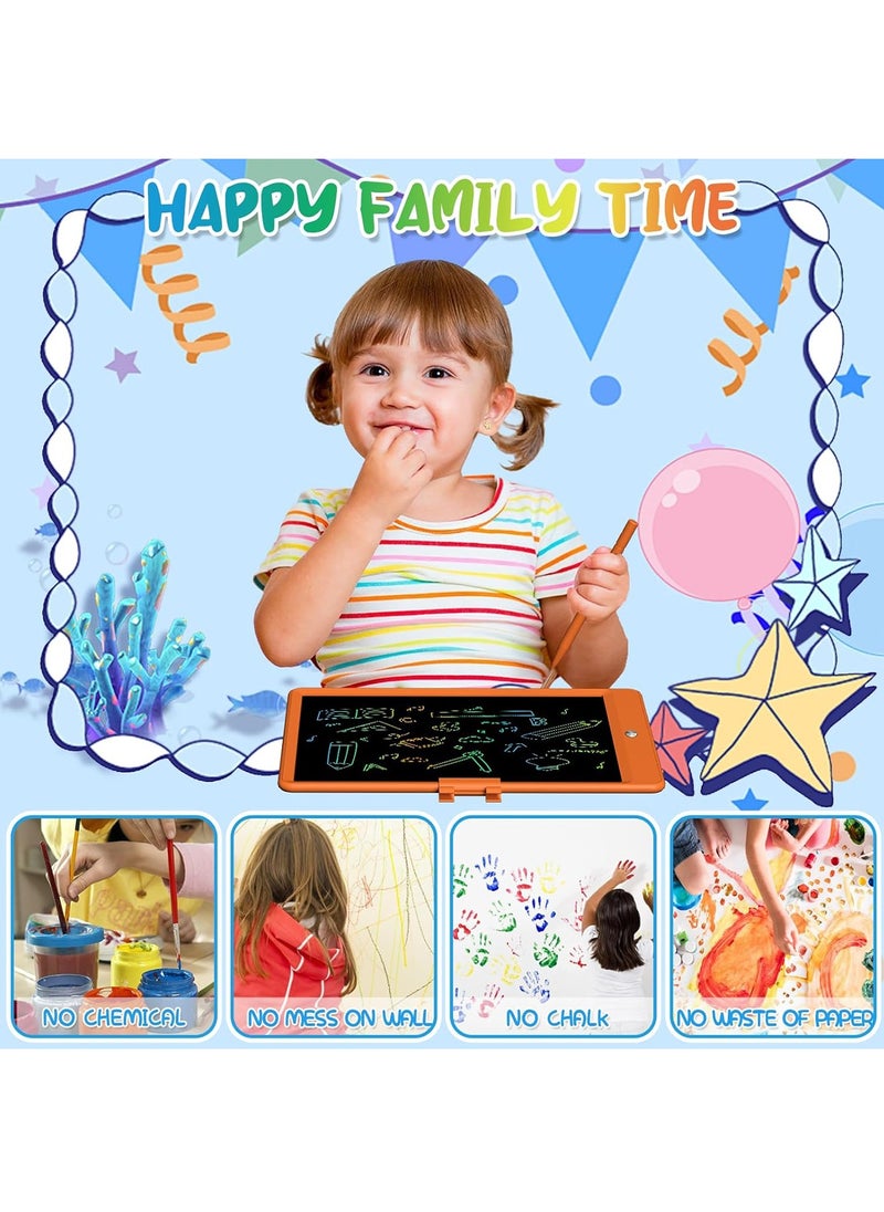 MONOGUE Kids Drawing Board Colorful  10 Inch LCD Writing Erasable and Reusable Pad  - Image 5