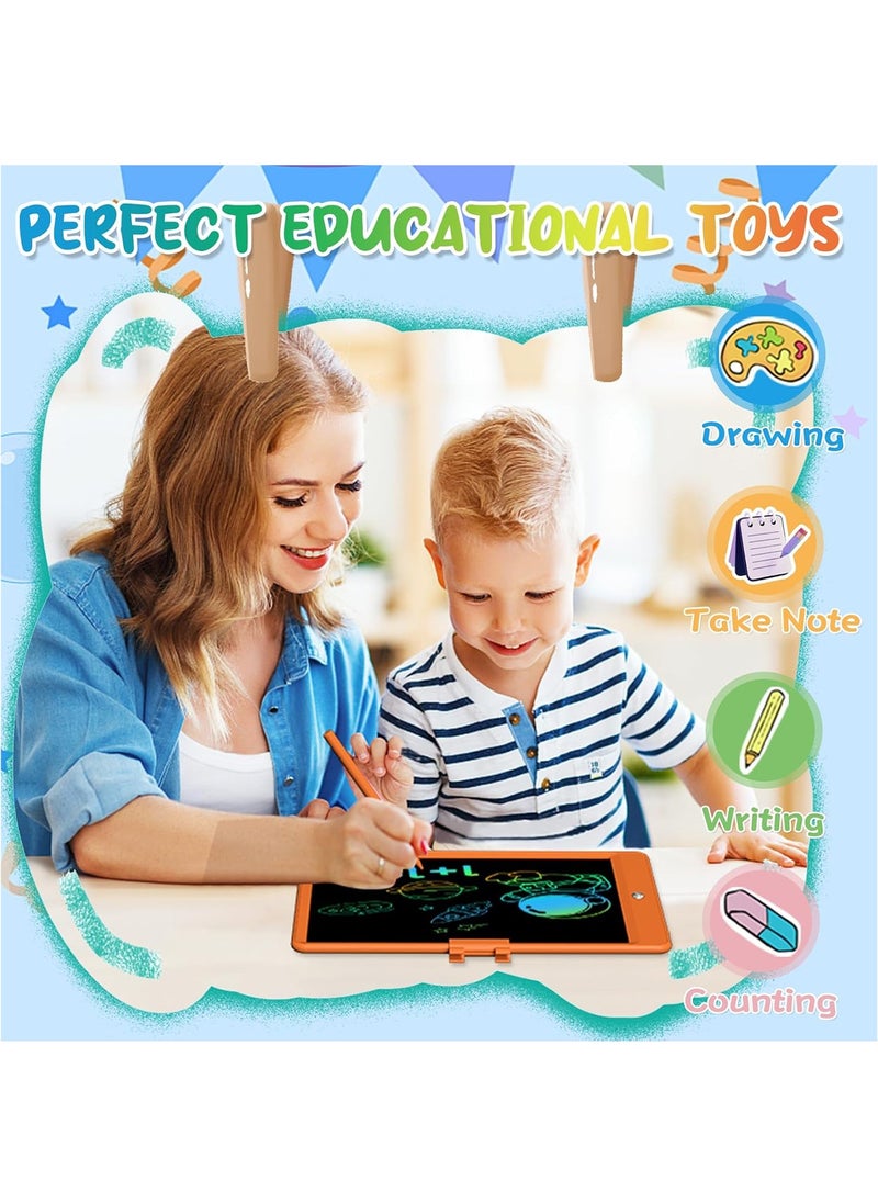 MONOGUE Kids Drawing Board Colorful  10 Inch LCD Writing Erasable and Reusable Pad  - Image 3