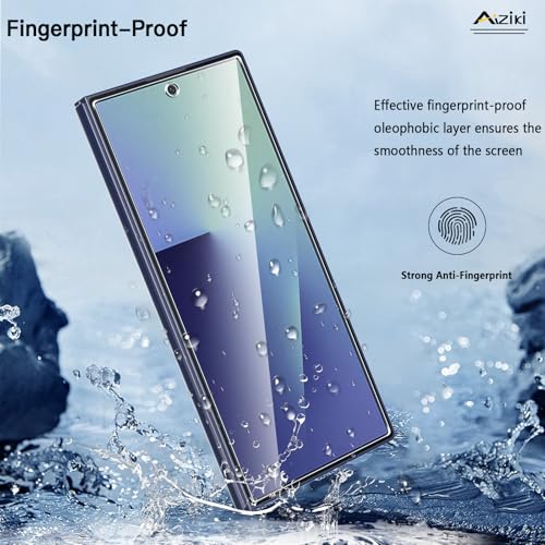 Aiziki (2 Pack Designed for Samsung Z Fold 7 Screen Protector Tempered Glass, Ultra Resistant, 9H Hardness Shatterproof, Scratch-Resistant, Bubble Free for Samsung Galaxy Z Fold 7 Screen Protector - Image 3