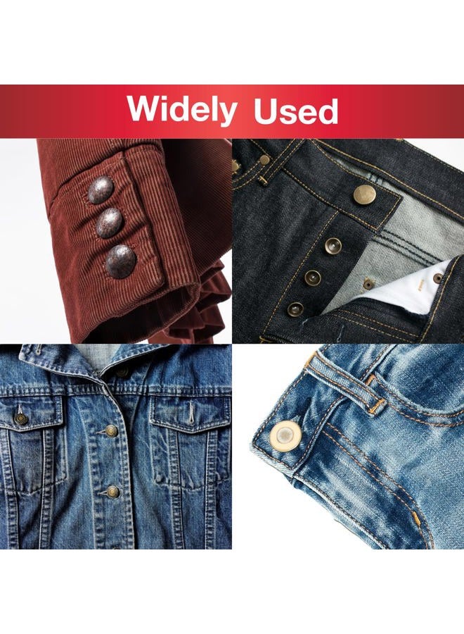 SINGER 00841 Jean Buttons Kit, 8 Sets with Tool, - Image 3